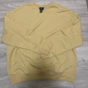 H&M Men's Mustard Crewneck Sweater